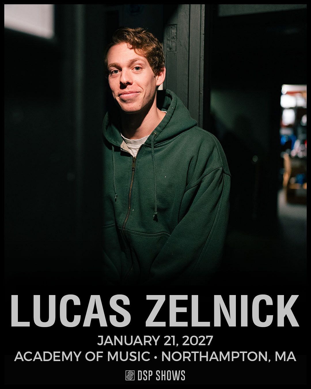 Lucas Zelnick 2026 & 2027 tour poster